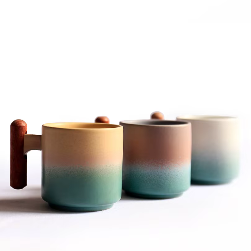 Ensemble de tasses à expresso en bois de 90/210ml