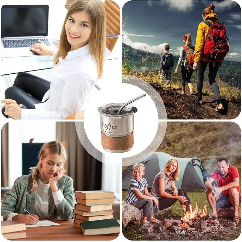 Tasse à café en acier inoxydable 304