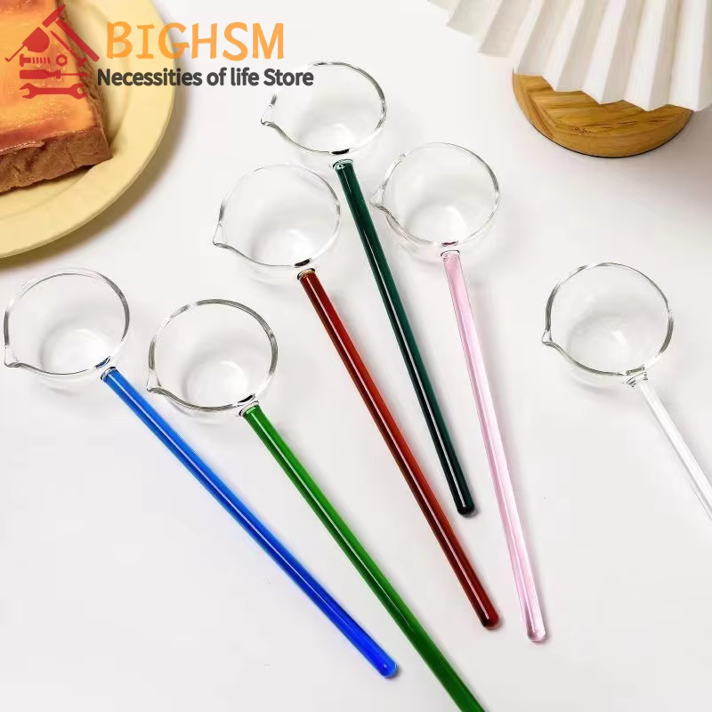 Cuillère en verre à dessert créative
