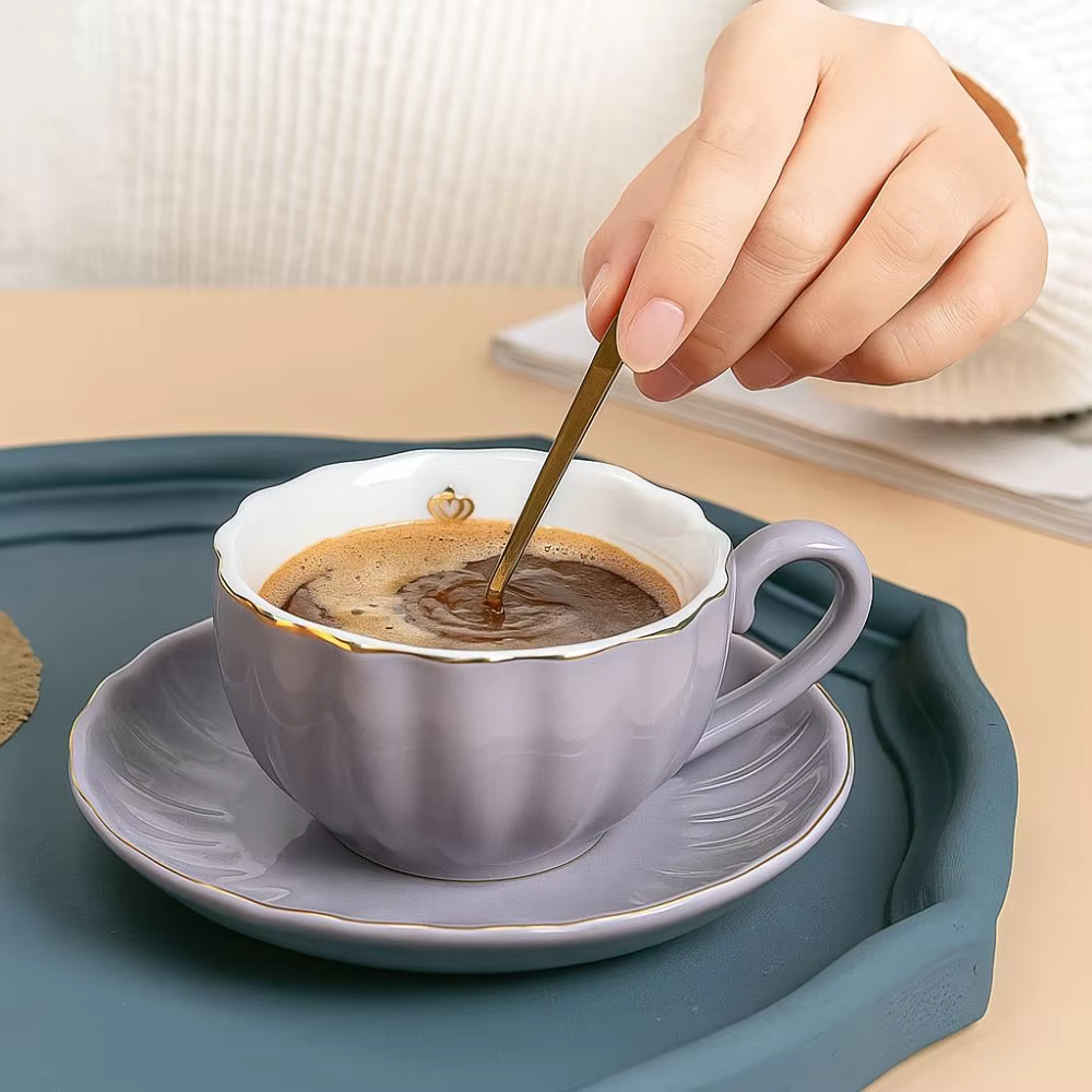 Tasse à café citrouille en céramique