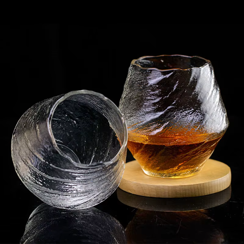 Tasse en verre à esprit de whisky japonais