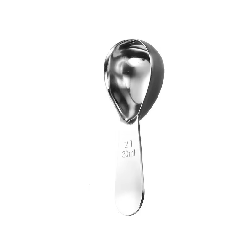 Cuillère à mesurer le café en acier inoxydable de 15ml/30ml