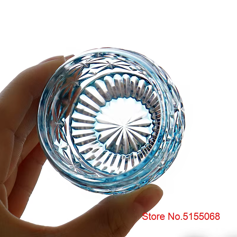 Verres à shot en cristal coloré Edo Kiriko japonais