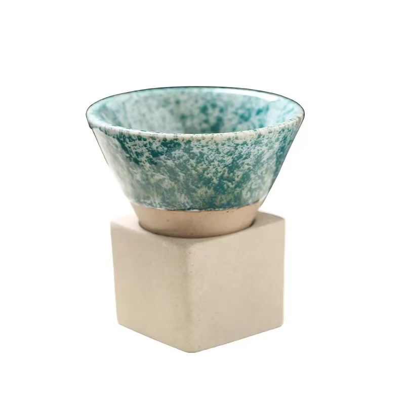 Tasse à thé en poterie brute de 100ML