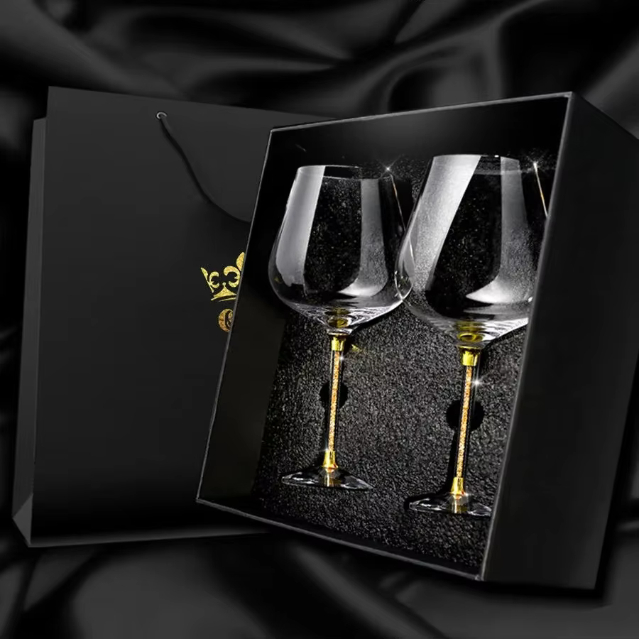 Ensemble de verres à vin rouge en cristal haut de gamme