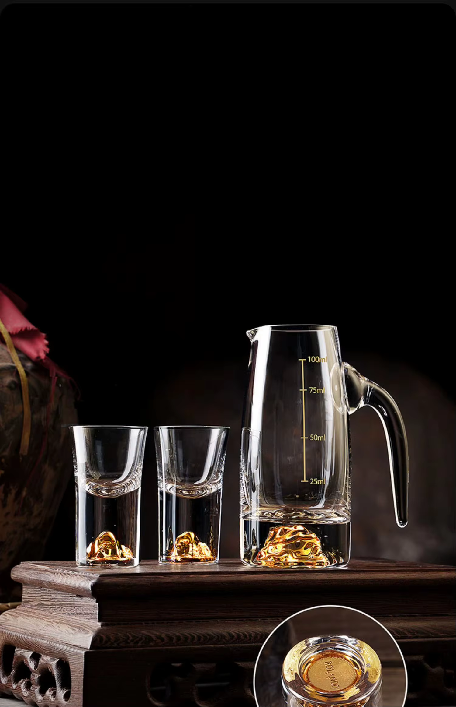 Verre de cristal de luxe Vodka