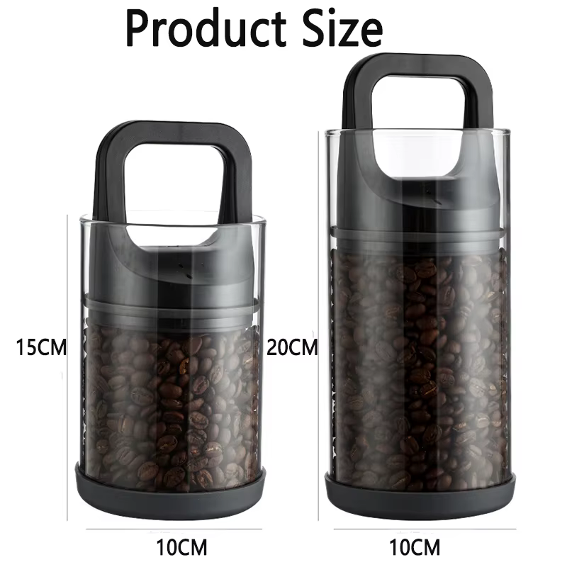 Réservoirs scellés sous vide pour grains de café