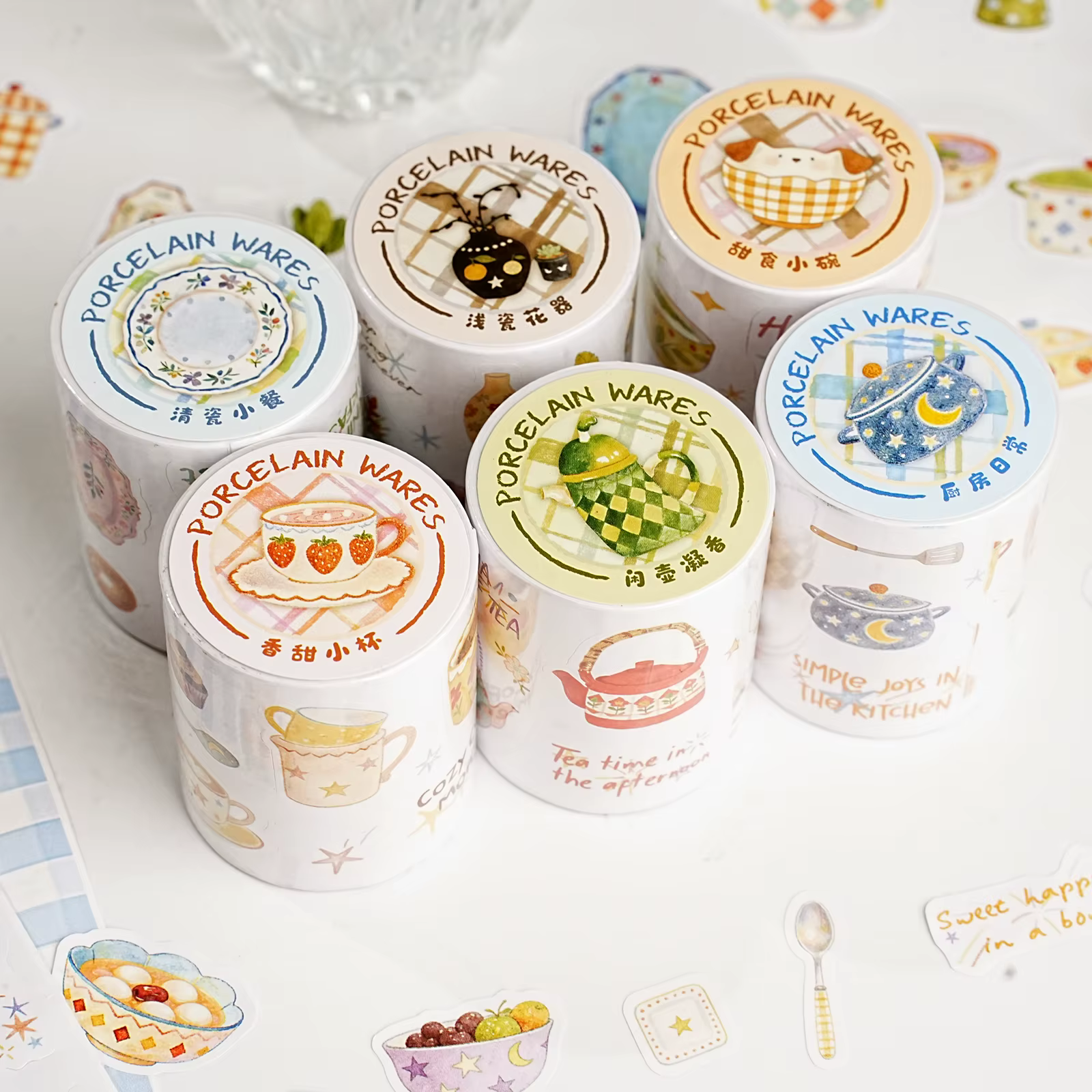 Série Porcelaine Etori Life : Vaisselle de cuisine fraîche et apaisante