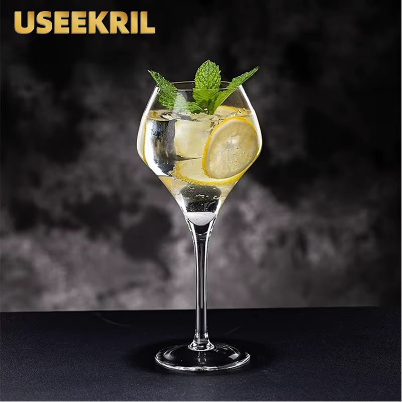 Verres à Cocktail Créatifs en Forme de Tulipe