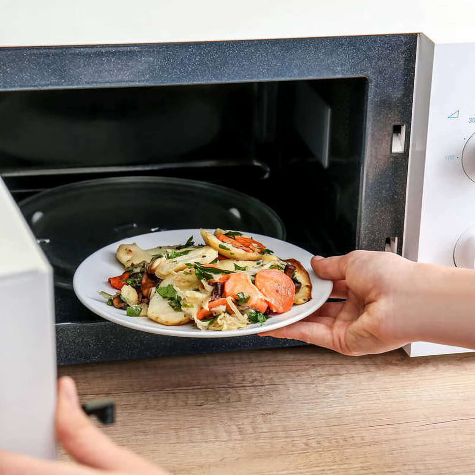 Plateau tournant en verre pour four à micro-ondes