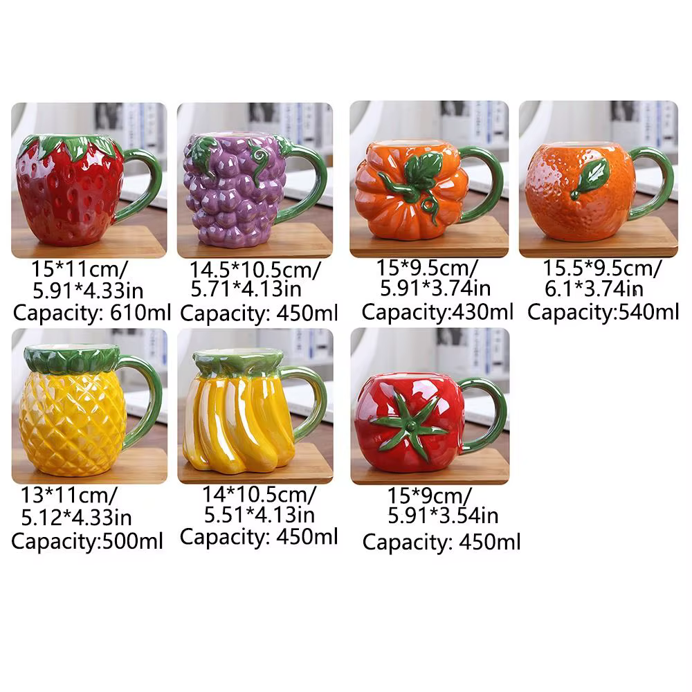 Tasse à café en forme de Fruit Adorable
