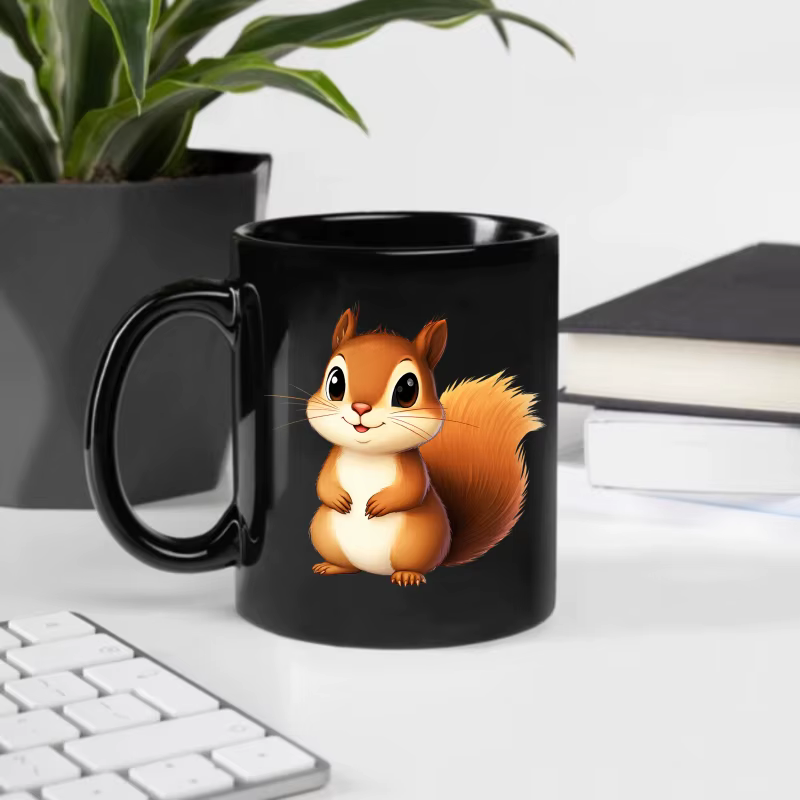 Tasse en céramique noire