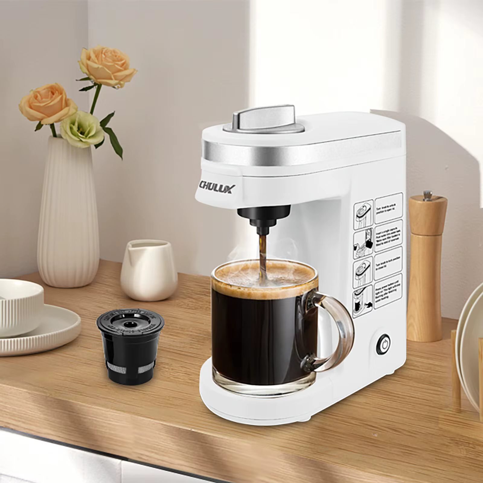 Machine à café à capsules k-cup 110V/220V
