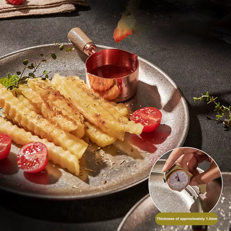 Assiettes en acier inoxydable 304