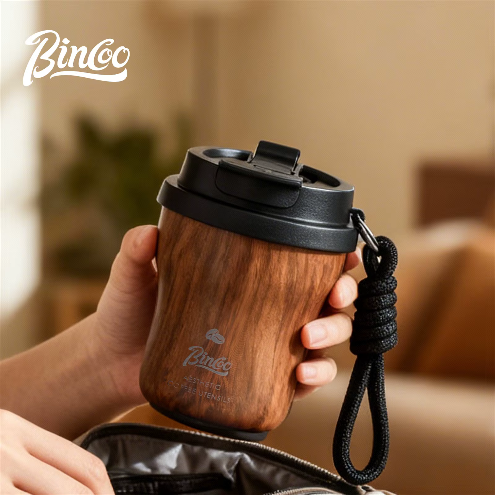 Bincoo – tasse de voyage en titane pur de qualité supérieure