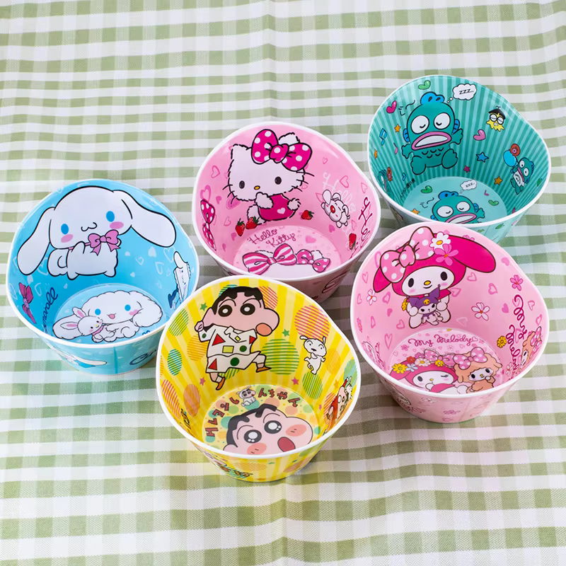 Nouveau bol à dîner Sanrio Hello Kitty Cartoon Kuromi Pochacco