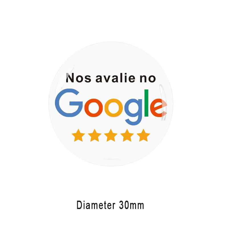 Autocollants NFC en époxy pour Google Review, liens réseaux sociaux, profils professionnels numériques – Français, Allemand, Portugais