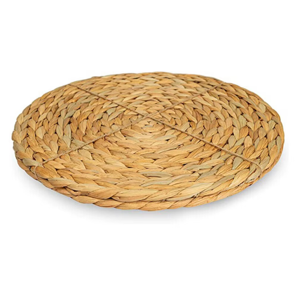 Sets de Table Tissés en Rotin et Paille Naturelle