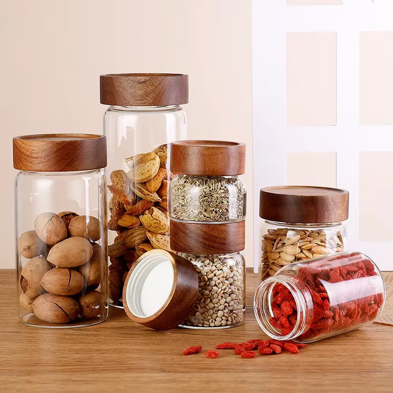 Bocaux de Stockage en Verre Borosilicate