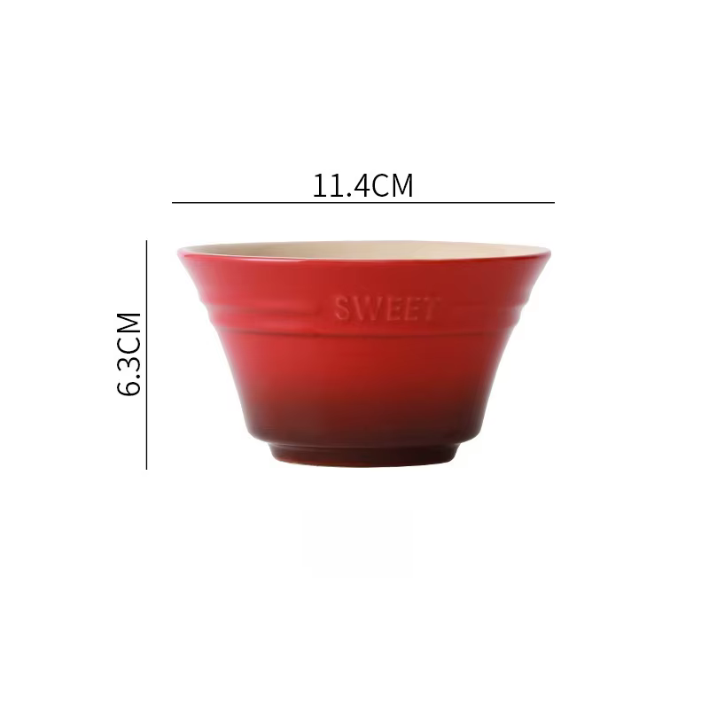 Plats de couleur dégradé arc-en-ciel de 300ML