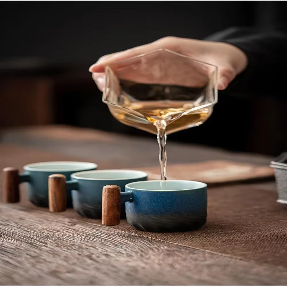 Tasse à café rétro en céramique de 80ml