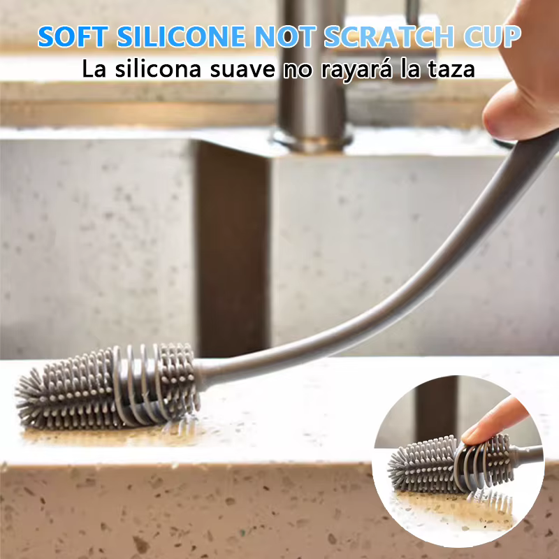 Brosse à biberons en Silicone