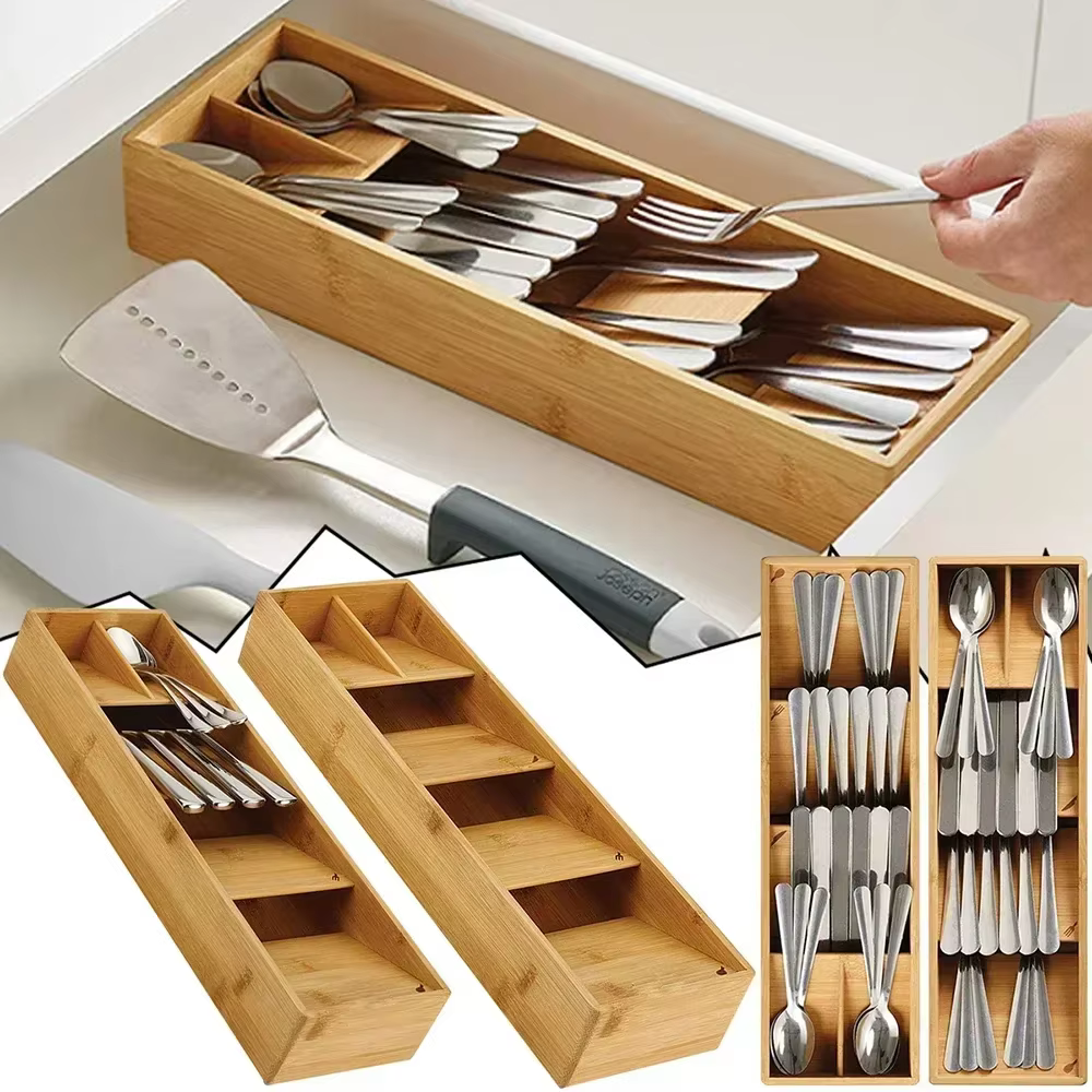MELTool-Couverts Compacts en Bambou