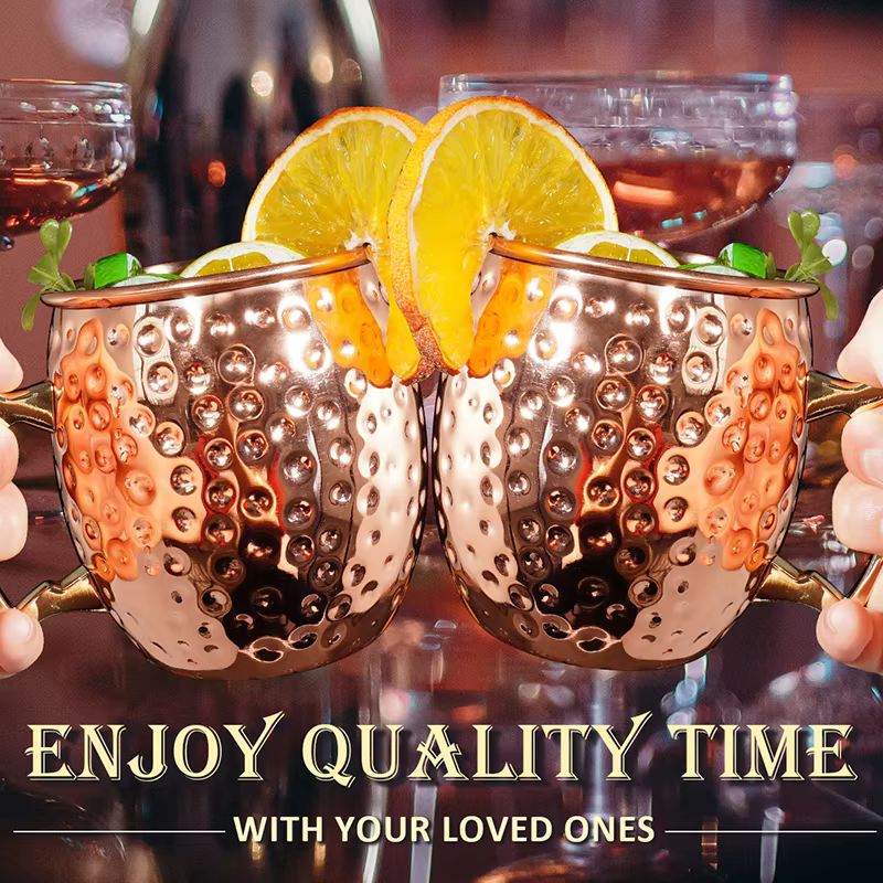 530ML moscou mule tasse macaron Cocktail cuivre