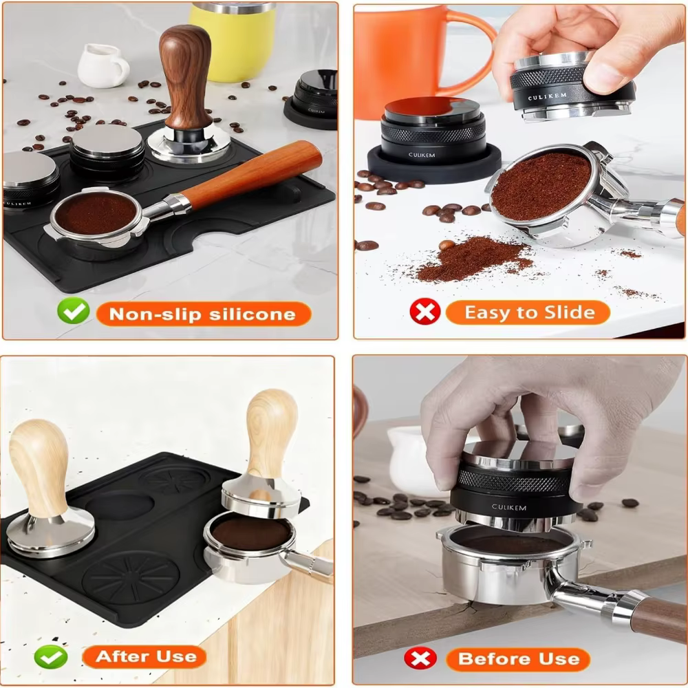 Tapis de doseur de café en Silicone