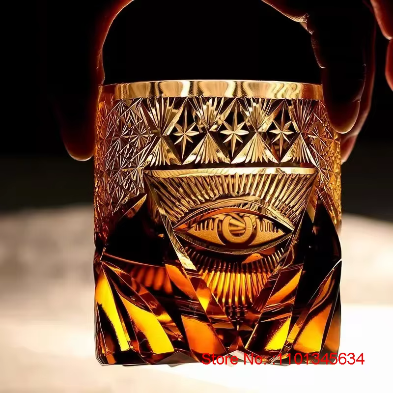 Verre à vin de luxe en cristal Eye Of God