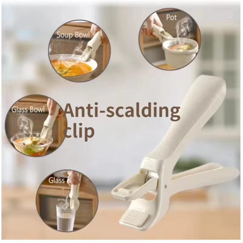 Pinces anti-brûlure pour assiettes et plats de cuisine