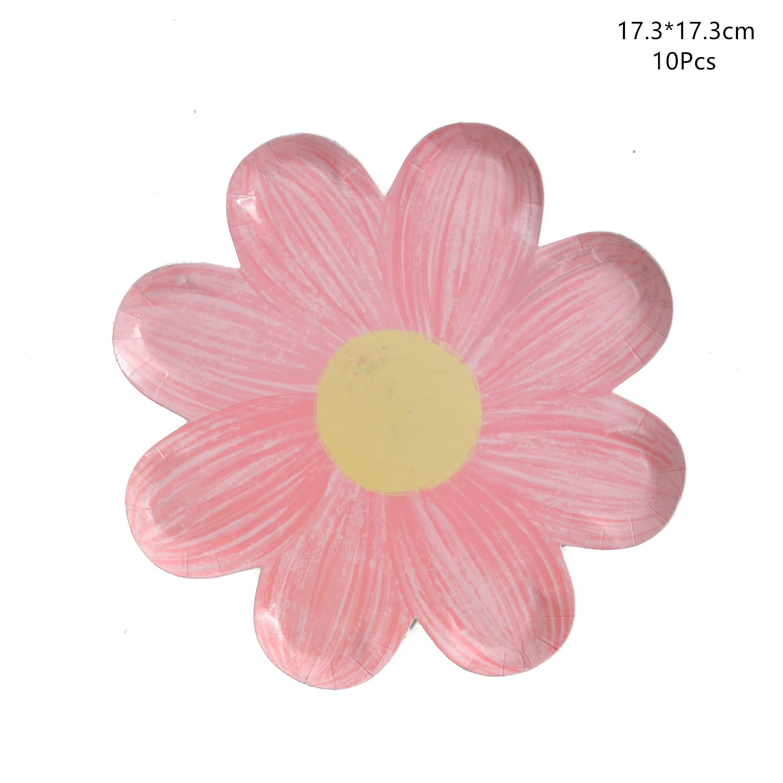 Assiette en papier jetable marguerite