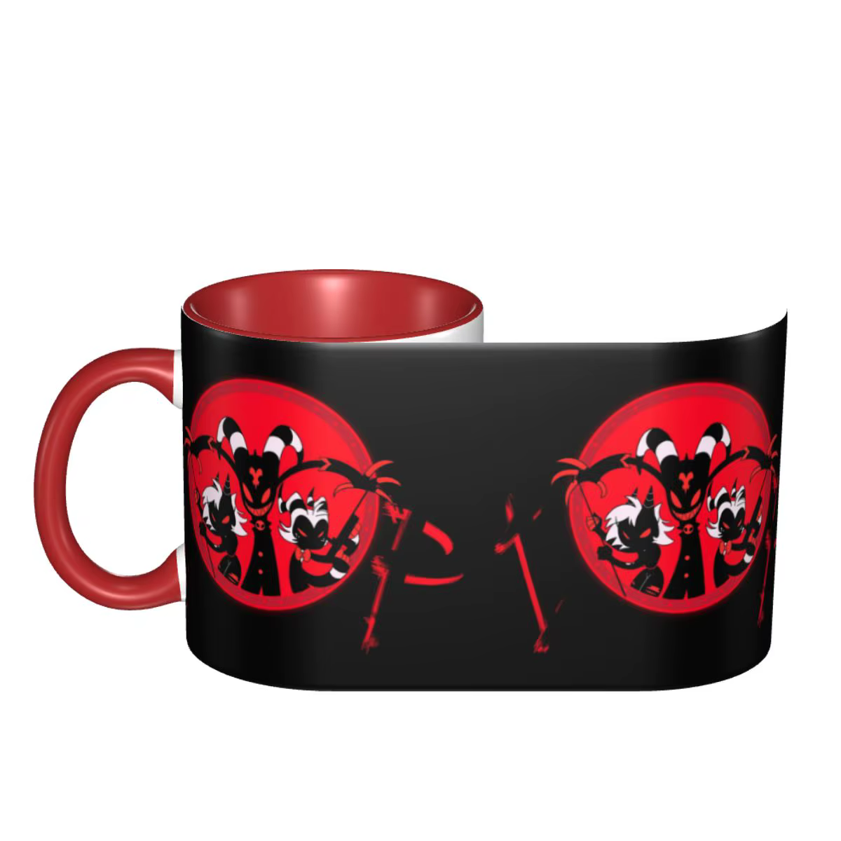 Helluva Boss Logo tasses à café bricolage personnalisé humoristique dessin animé film tasse en céramique