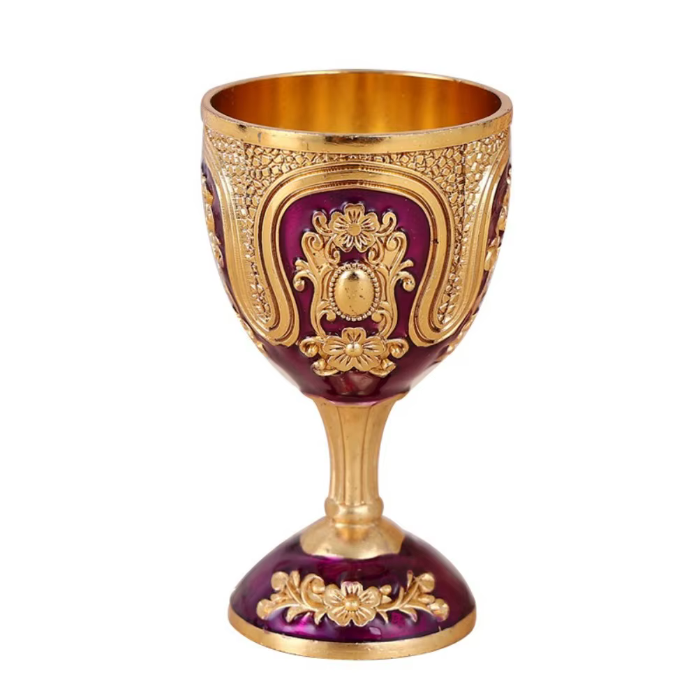 Verre à vin Vintage classique en métal