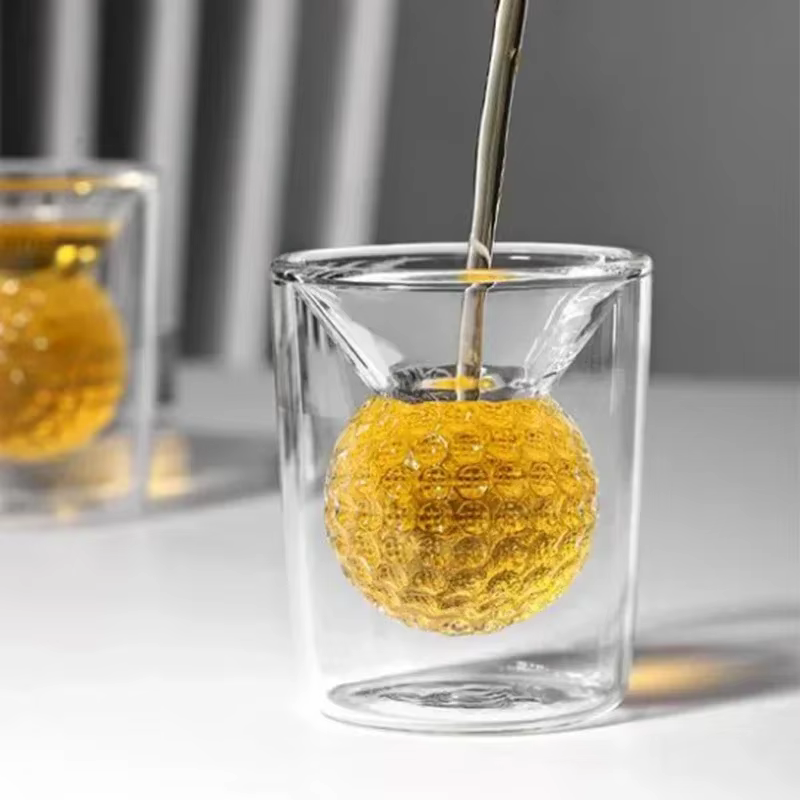 Verre à liqueur à double paroi pour whisky