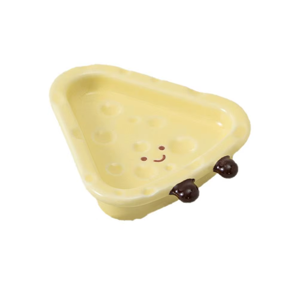 Vaisselle en forme de fromage mignon