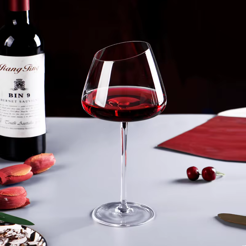 4/2/1Pc Haut De gamme Longue Tige Gobelet en Verre à Vin Rouge Coupe Outil de Cuisine Champagne Verre Bordeaux Bourgogne Cadeau De Fête De Mariage Verrerie