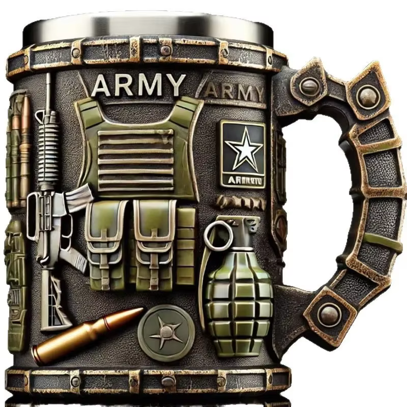 Mug militaire 3D, magnifique mug à café