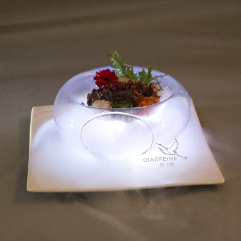 Bols à salade en verre à haute teneur en borosilicate