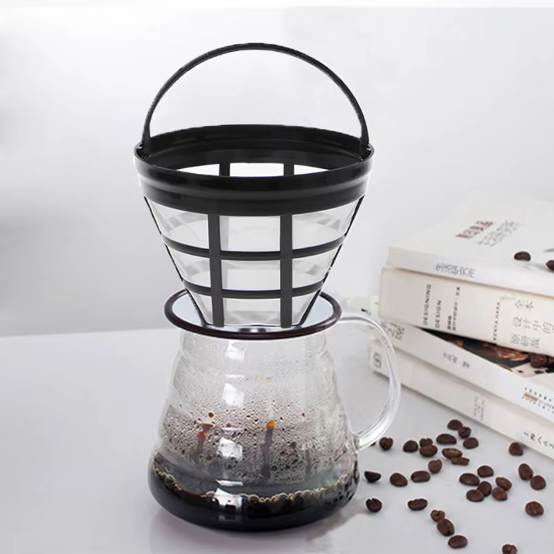 Tasse filtrante à café en métal multifonctionnelle