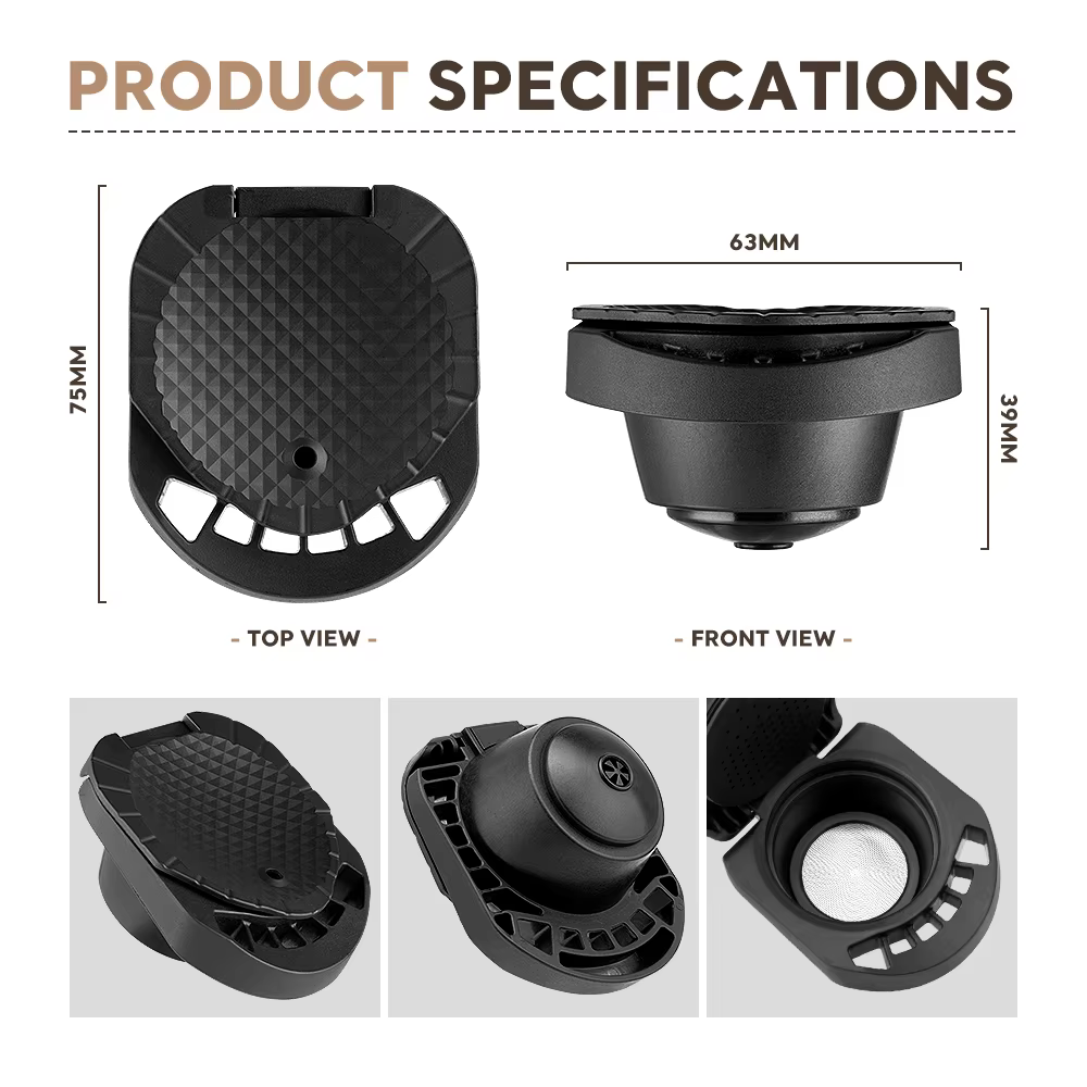 Adaptateur de Capsule de Café Réutilisable pour Dolce Gusto Genio S Piccolo