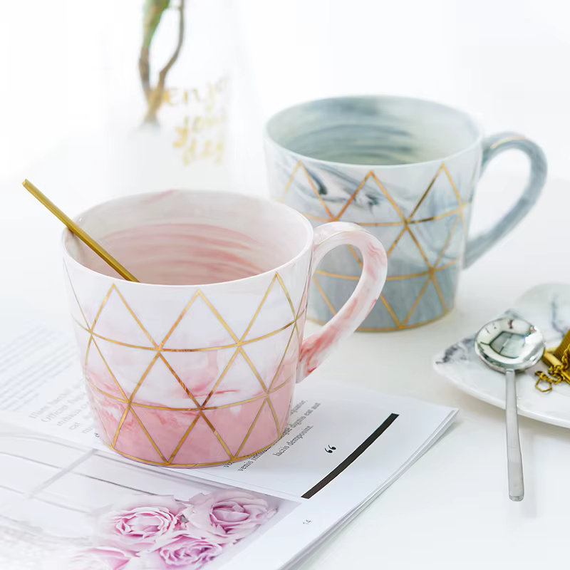 Tasse à café en marbre M. et Mme