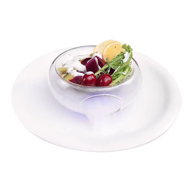 Bols à salade en verre à haute teneur en borosilicate