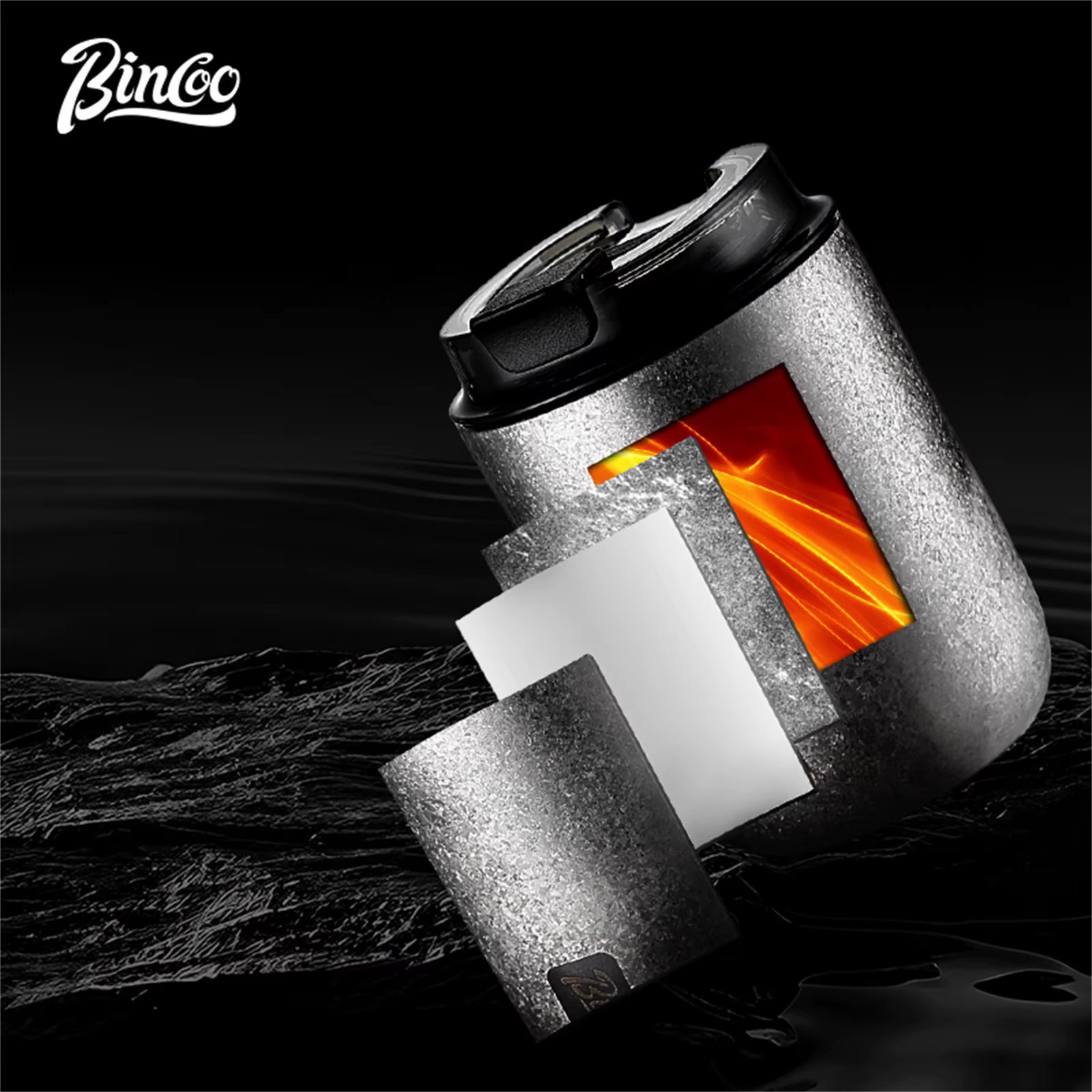 BINCOO 240ML pur titane café Thermos tasse voiture étanche voyage thermique