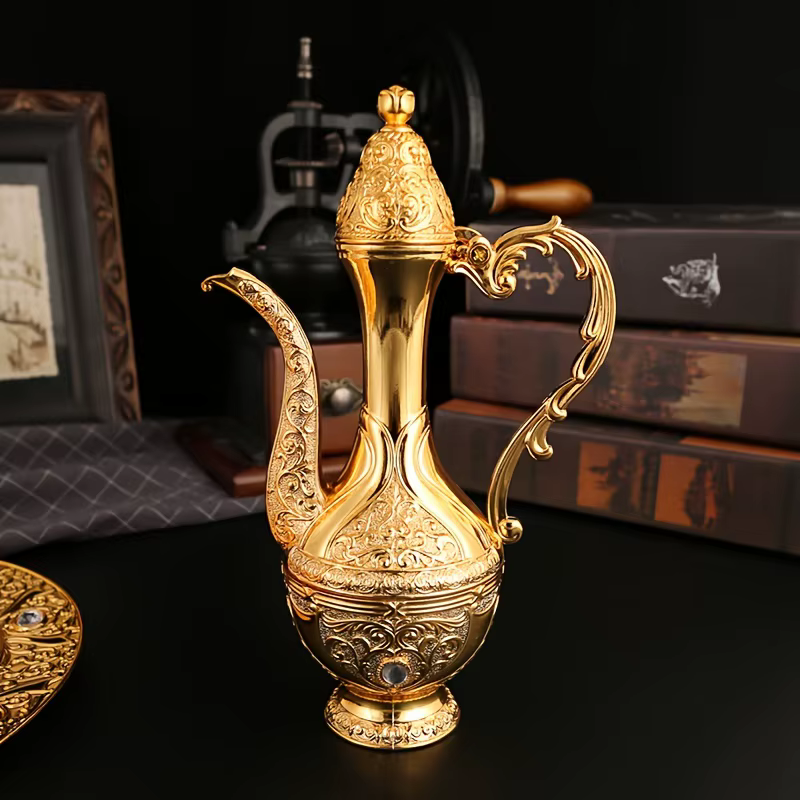 Ensemble de café turc de luxe 6 pièces