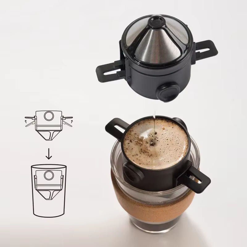 Filtre à café pliable pour bureau
