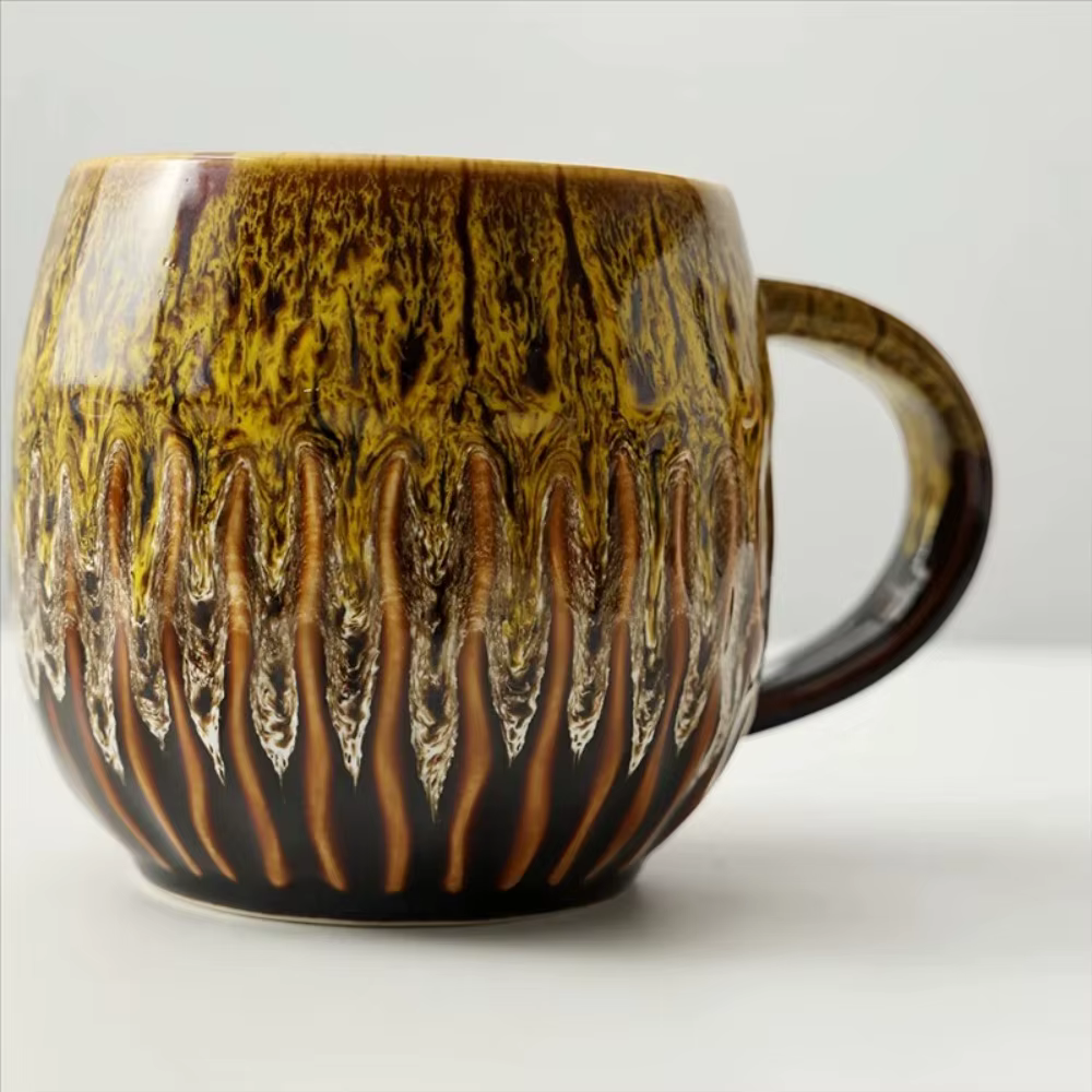 Tasse à café créative à changement de four de 600ml