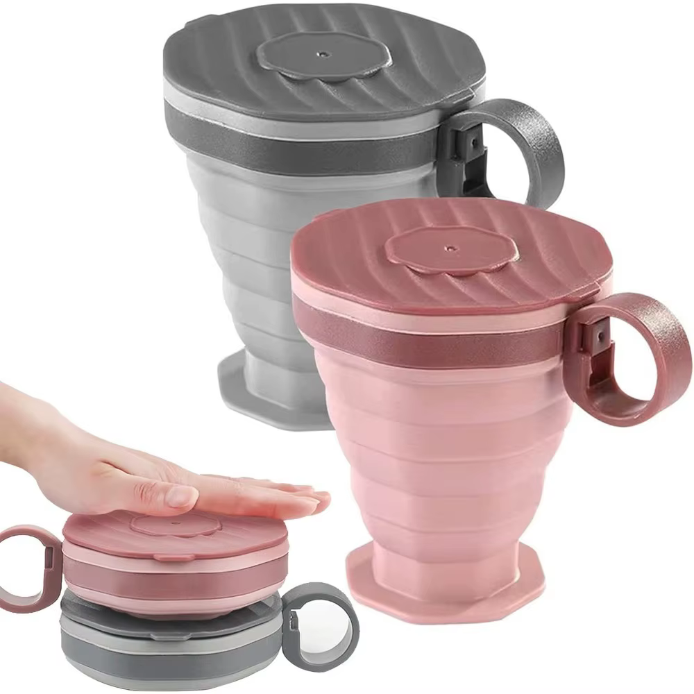 Tasse pliante portative en plastique