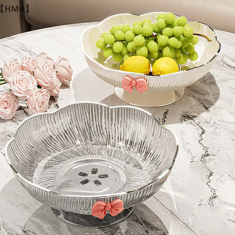 MaveraHM4、21Pc assiette de fruits de bonbons en plastique pour la maison Table basse plateau