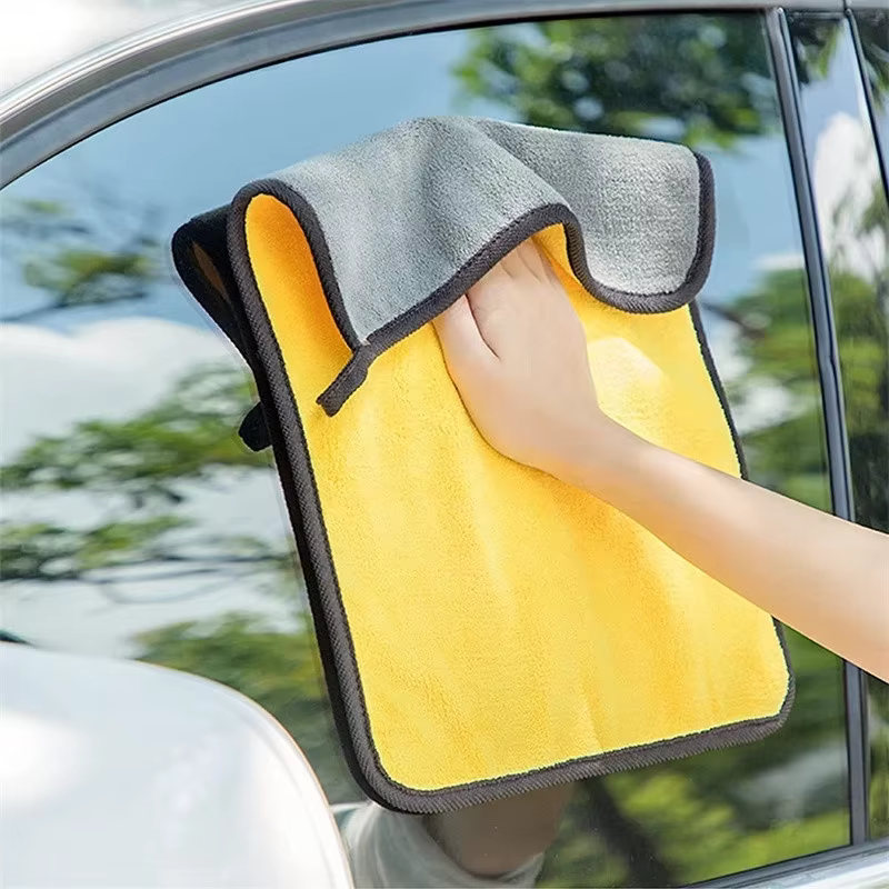 Serviette en microfibre pour lavage de voiture, 30x30cm, 3/5/10 pièces, chiffon de nettoyage et de séchage, pour soins, serviette de lavage de voiture, serviette de cuisine